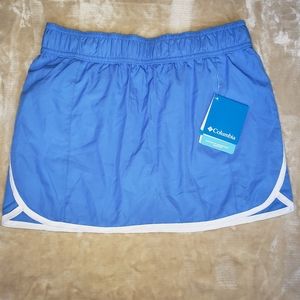 New Columbia Skort Blue White